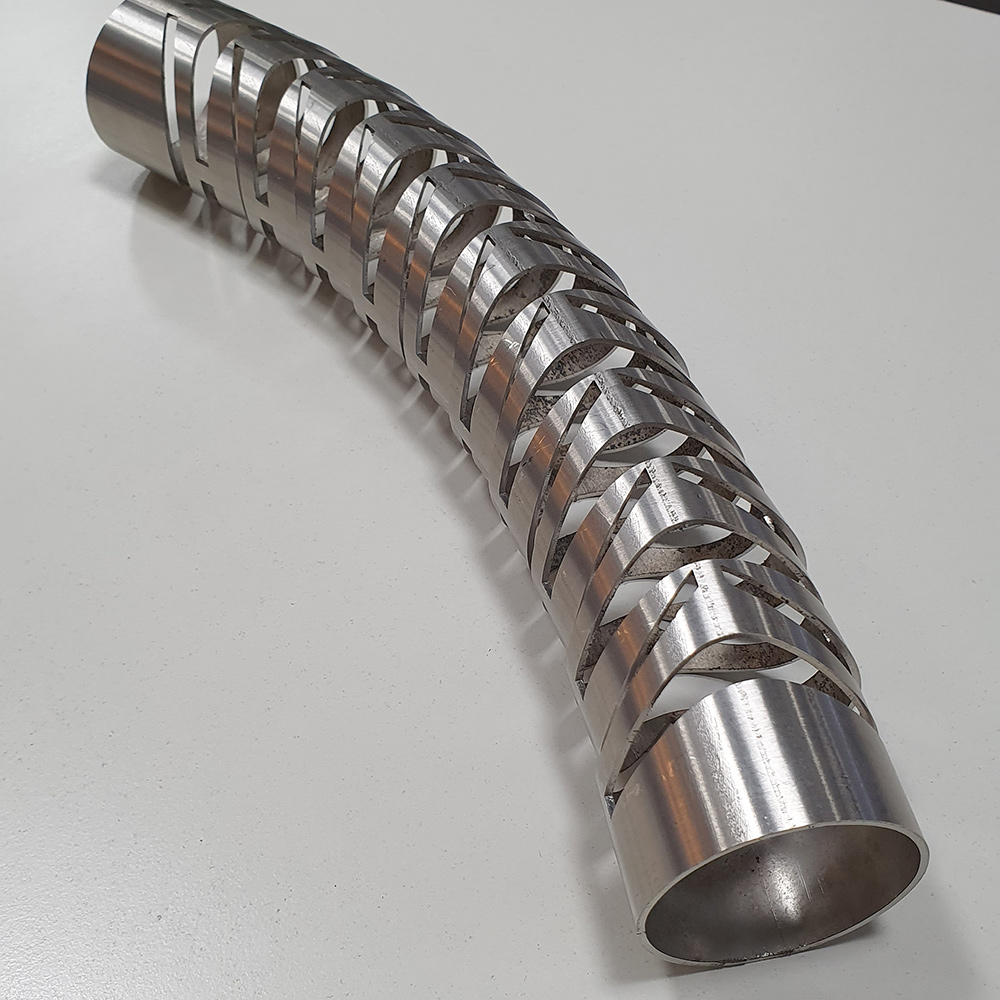 Tecnología de corte laser para caños. Diseños especiales. Infinitas soluciones