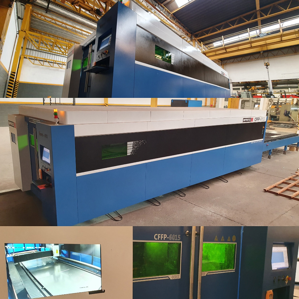 Nueva incorporación de equipo de corte laser plano de 3KW de potencia.